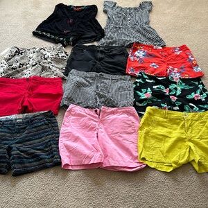 Grab bag of 11 shorts size 14